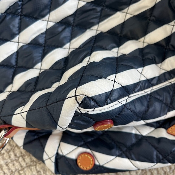 MZ Wallace Striped Small Sutton Deluxe Top Handle Bag - Picture 13 of 13